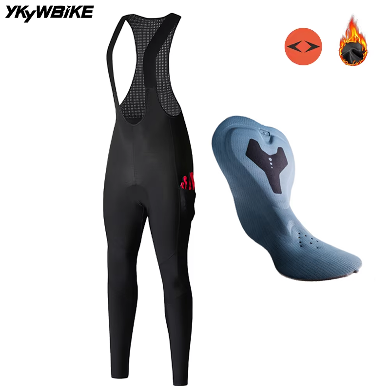 Mountain Biking Pants Women - YKYWBIKE Celana Bib Bersepeda Musim Dingin