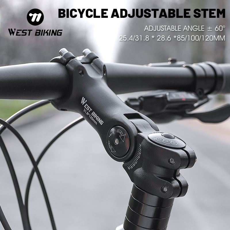 Handlebar Riser Stem - WEST BIKING batang stang sepeda, peninggi