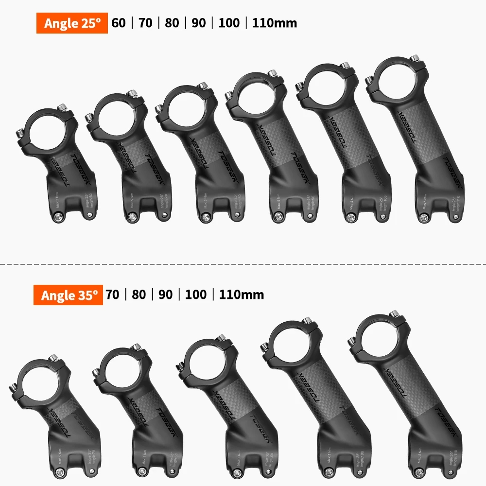 TOSEEK Stem Sepeda 31.8mm, Ste - Handlebar Riser Stem ulasan dan harga