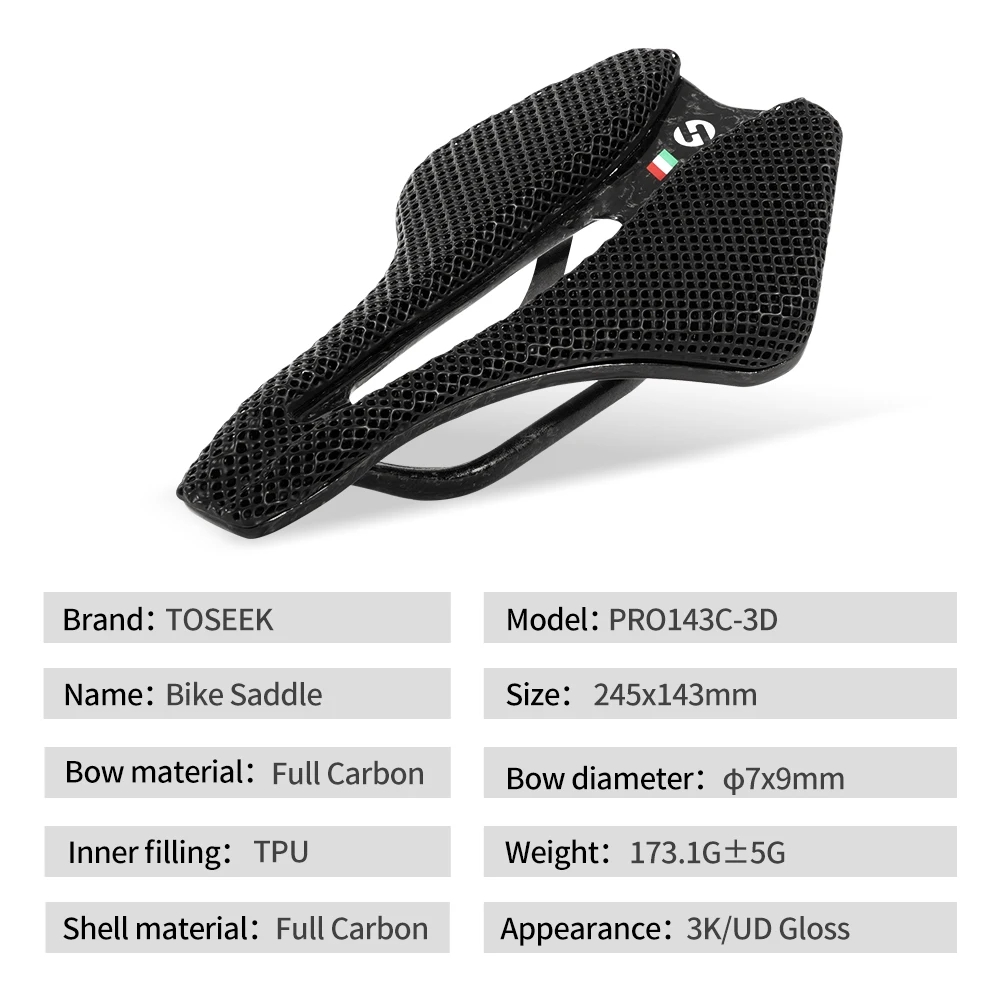 TOSEEK Sadel Sepeda Cetak 3D T - Mountain Biking Xc ulasan dan harga