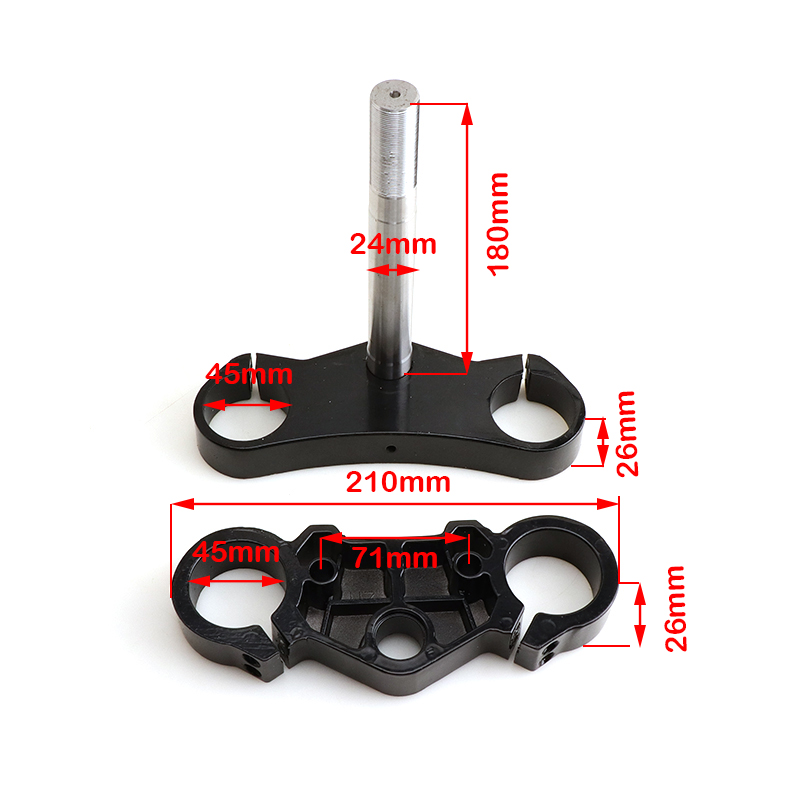 Rakitan Penyangga Setang Motor - Handlebar Riser Stem ulasan dan harga