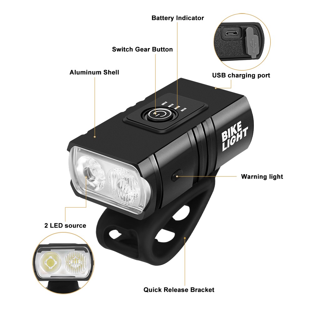 Set Lampu Sepeda Super Terang  - Mountain Biking Zone 2 ulasan dan harga