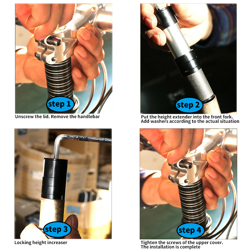 Adaptor Pemanjang Tabung Kemud - Handlebar Riser Stem ulasan dan harga